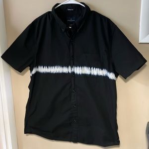 American Eagle. Extra large black button-down, short sleeve.